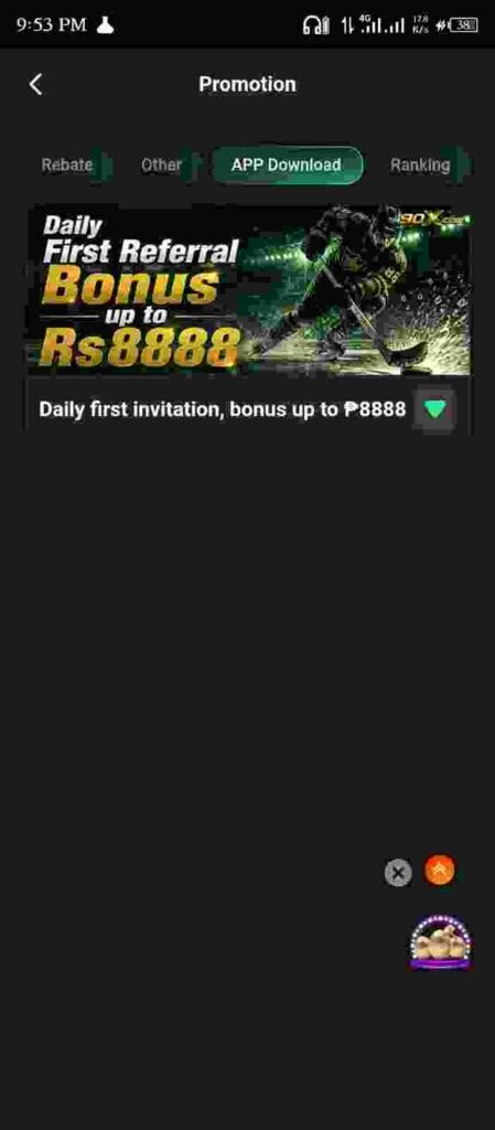 90X Game Referral Bonus upto RS 8888